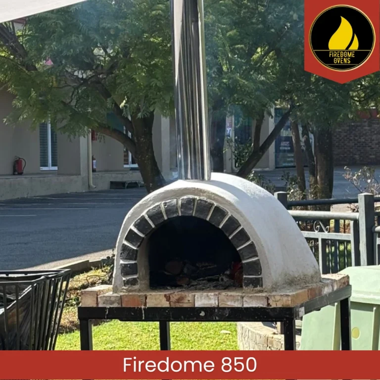 Firedome 850 on steel stand